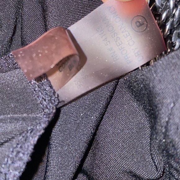 Calvin Klein tunic black chain link neck midi dress - Picture 11 of 12